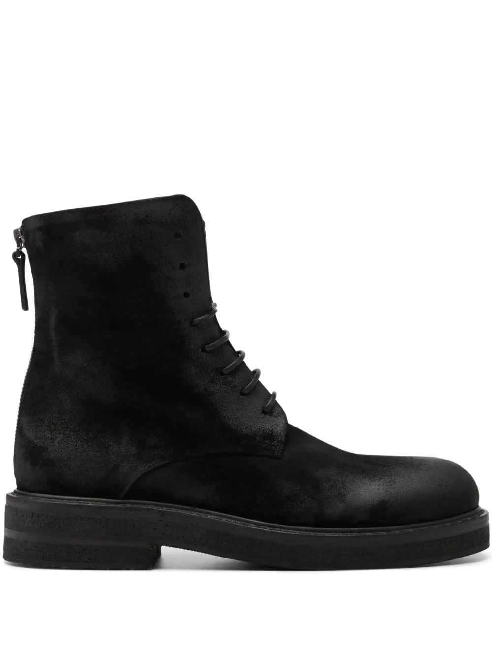 Marsèll Parrucca lace-up zip boots Black