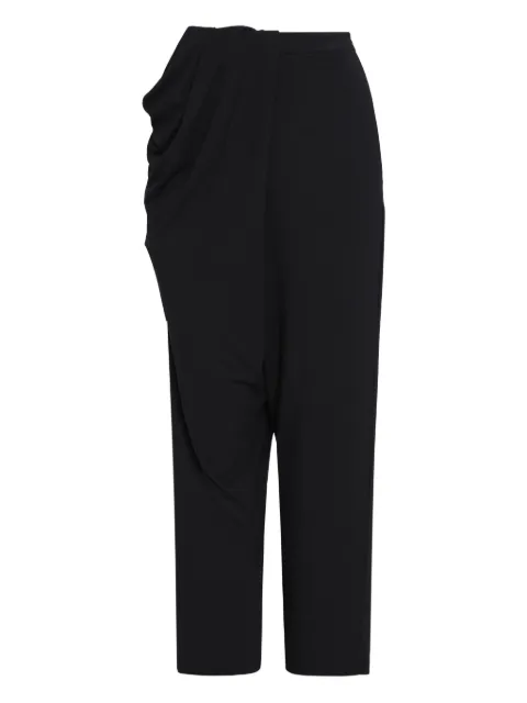 Uma | Raquel Blay draped drop-crotch design trousers