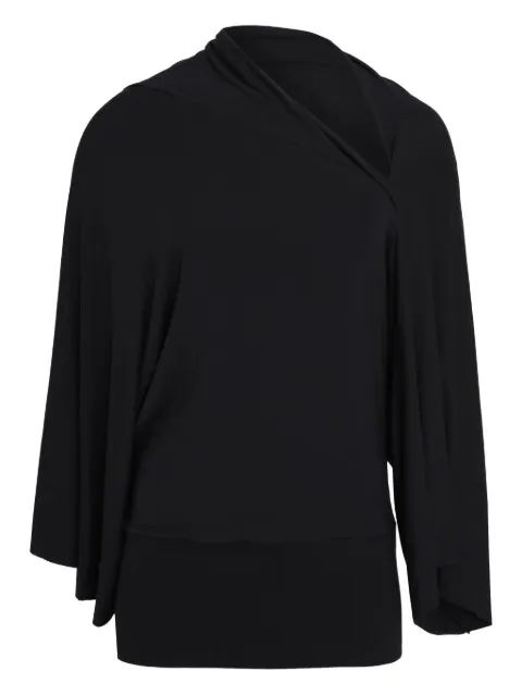 Uma | Raquel Blay draped cowl-neck top