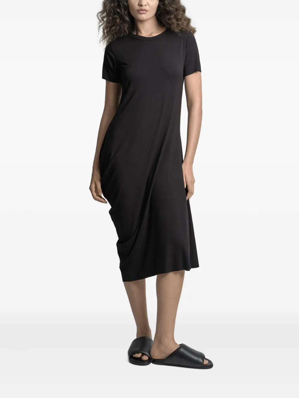 Uma | Raquel Blay draped-design midi dress | Day Dresses | Image 2