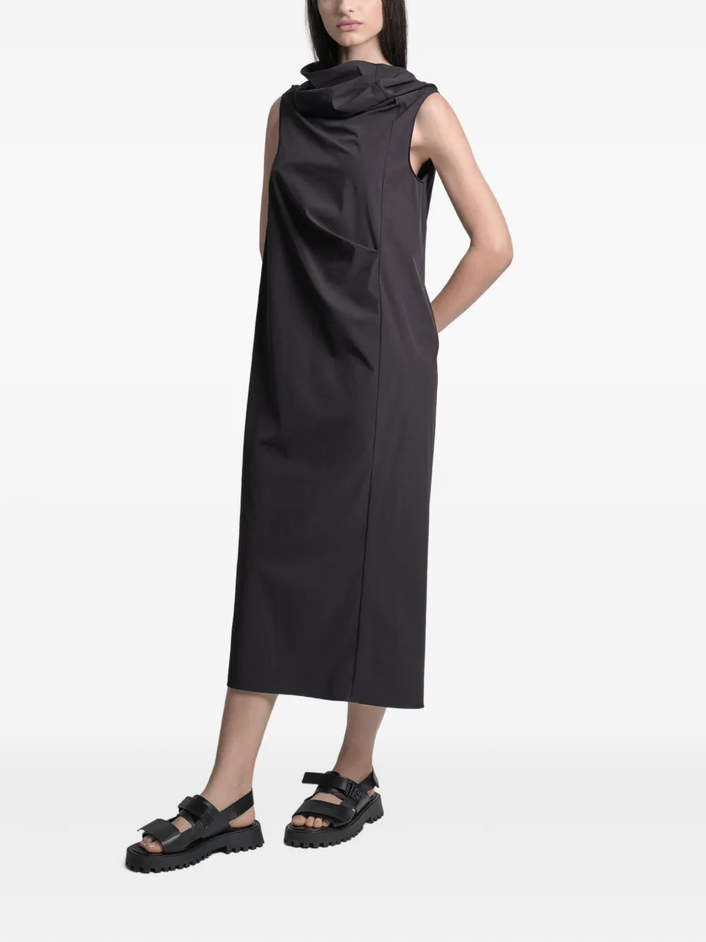 Uma | Raquel Davidowicz Mouwloze mini-jurk Zwart