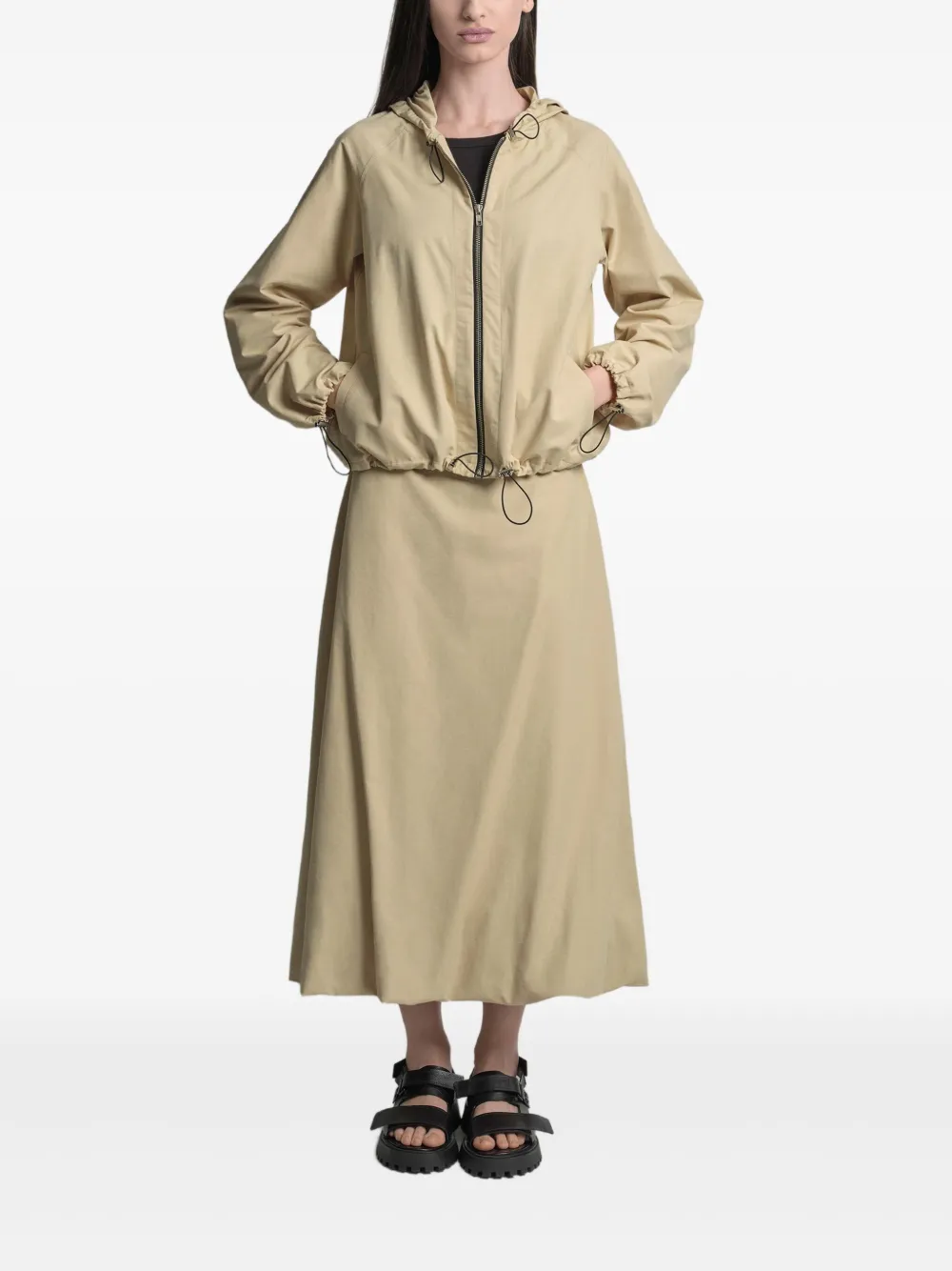 Uma | Raquel Davidowicz Jack met capuchon Beige