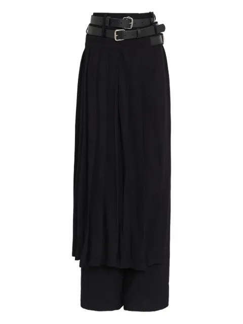 Uma | Raquel Davidowicz skirt-panel straight-leg trousers