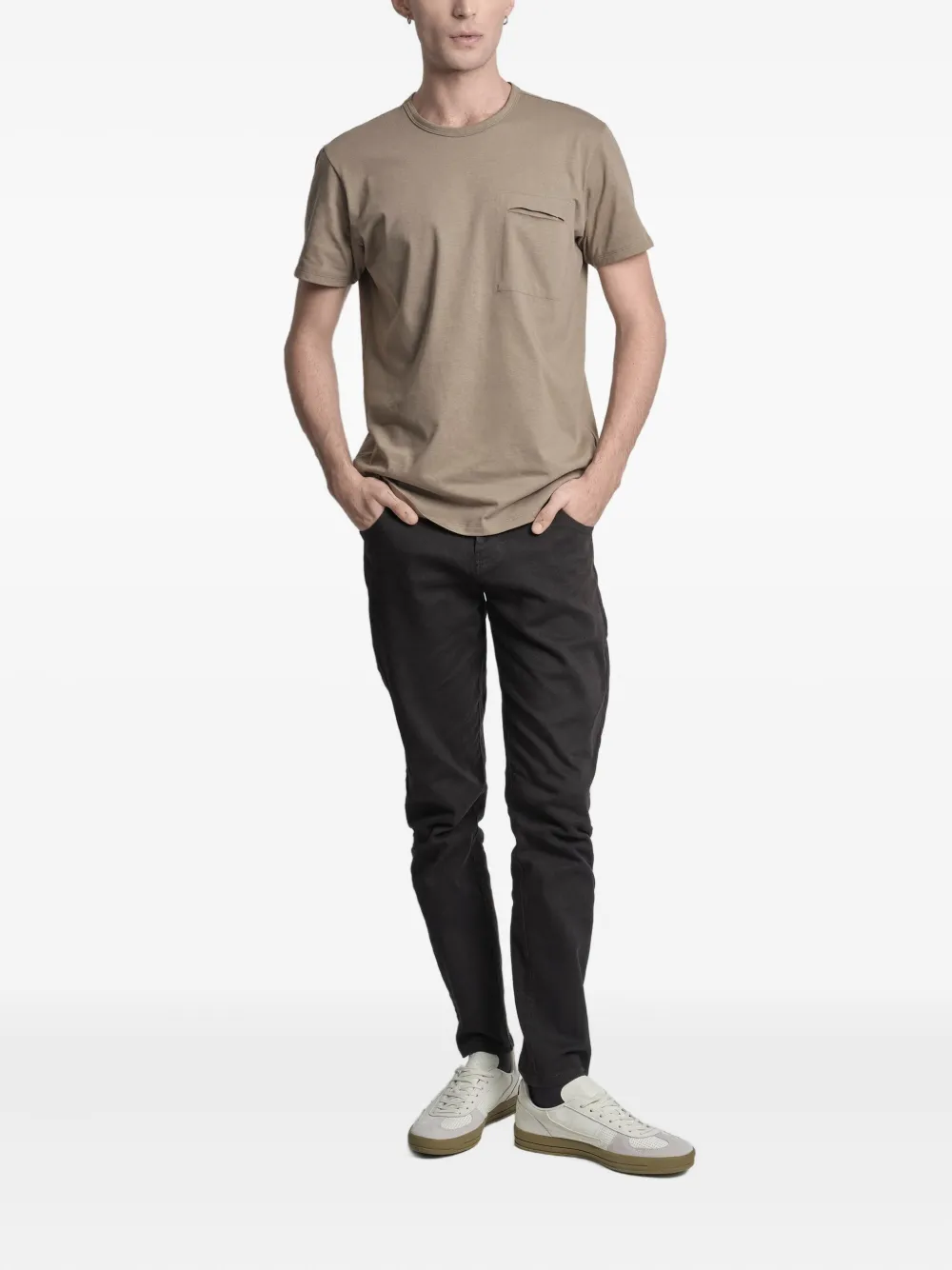Uma | Raquel Davidowicz pocket cotton T-shirt - Beige