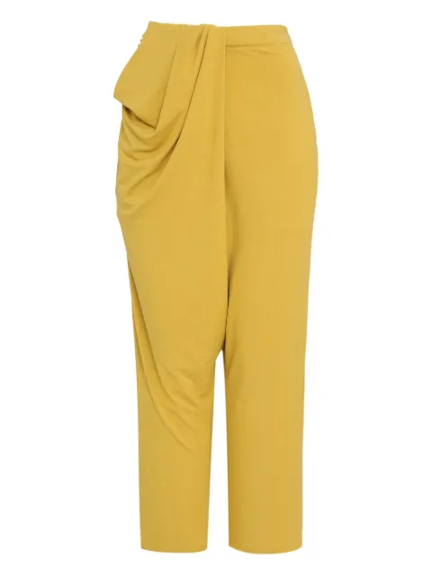 Uma | Raquel Blay draped straight-leg trousers