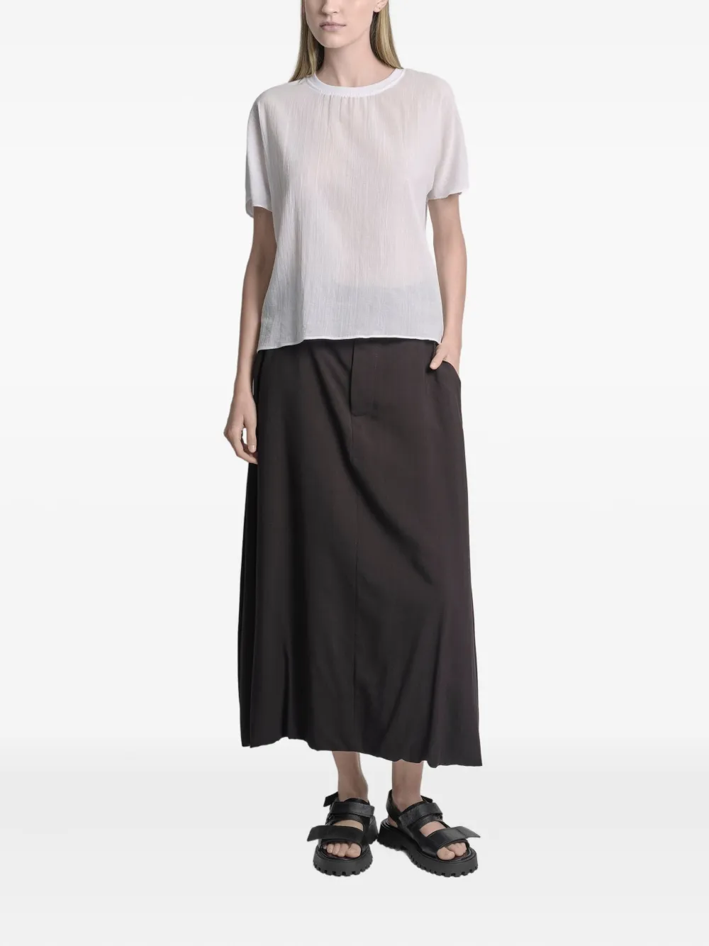 Uma Raquel Davidowicz Short-sleeve Top In White