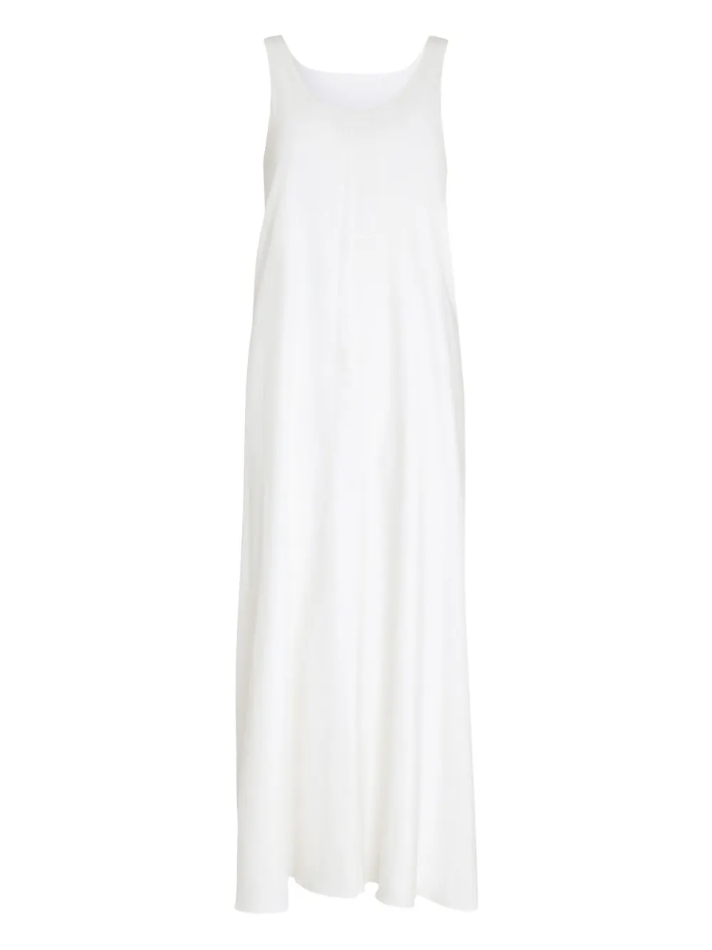 Uma Raquel Davidowicz Drawstring Sleeveless Maxi Dress In White