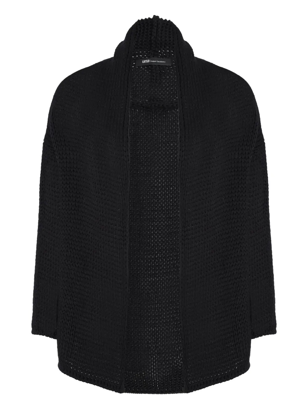 Uma | Raquel Blay Open-front Cardigan In Black