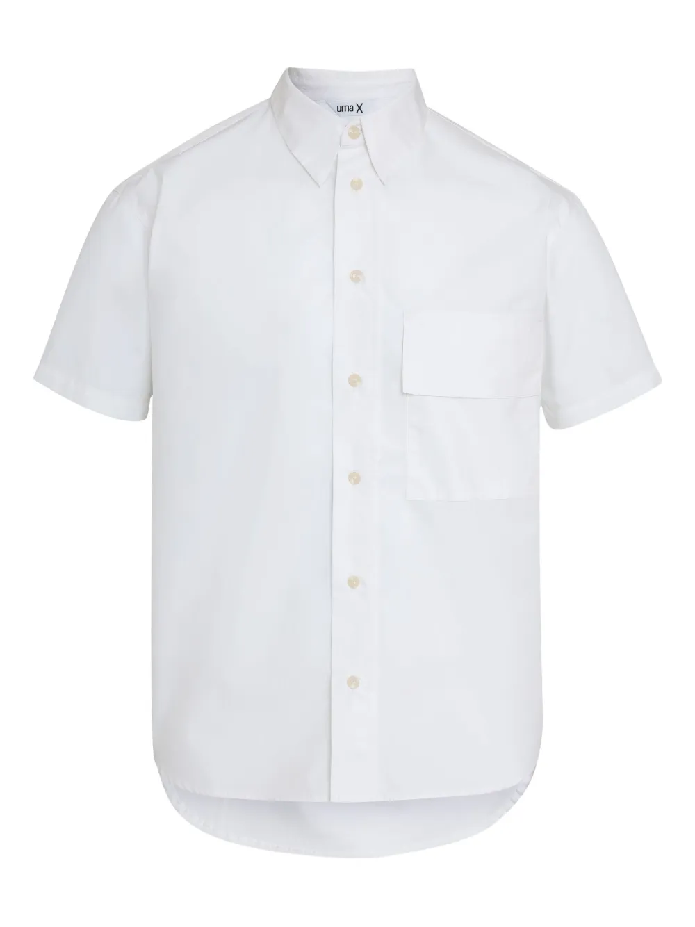 Uma | Raquel Blay pocket short-sleeve shirt | White | Image 1