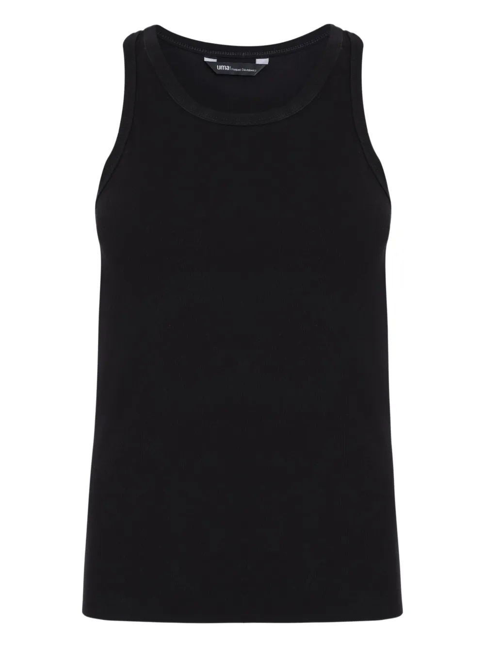 Uma Raquel Davidowicz Cotton-blend Tank Top In Black
