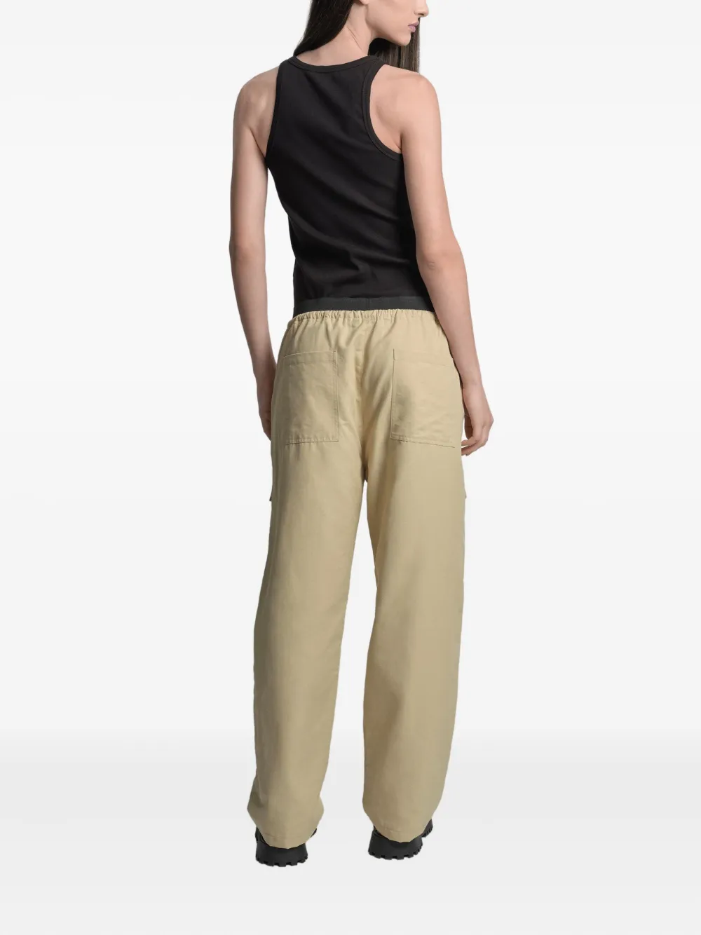 Uma Raquel Davidowicz Cotton-blend Tank Top In Black