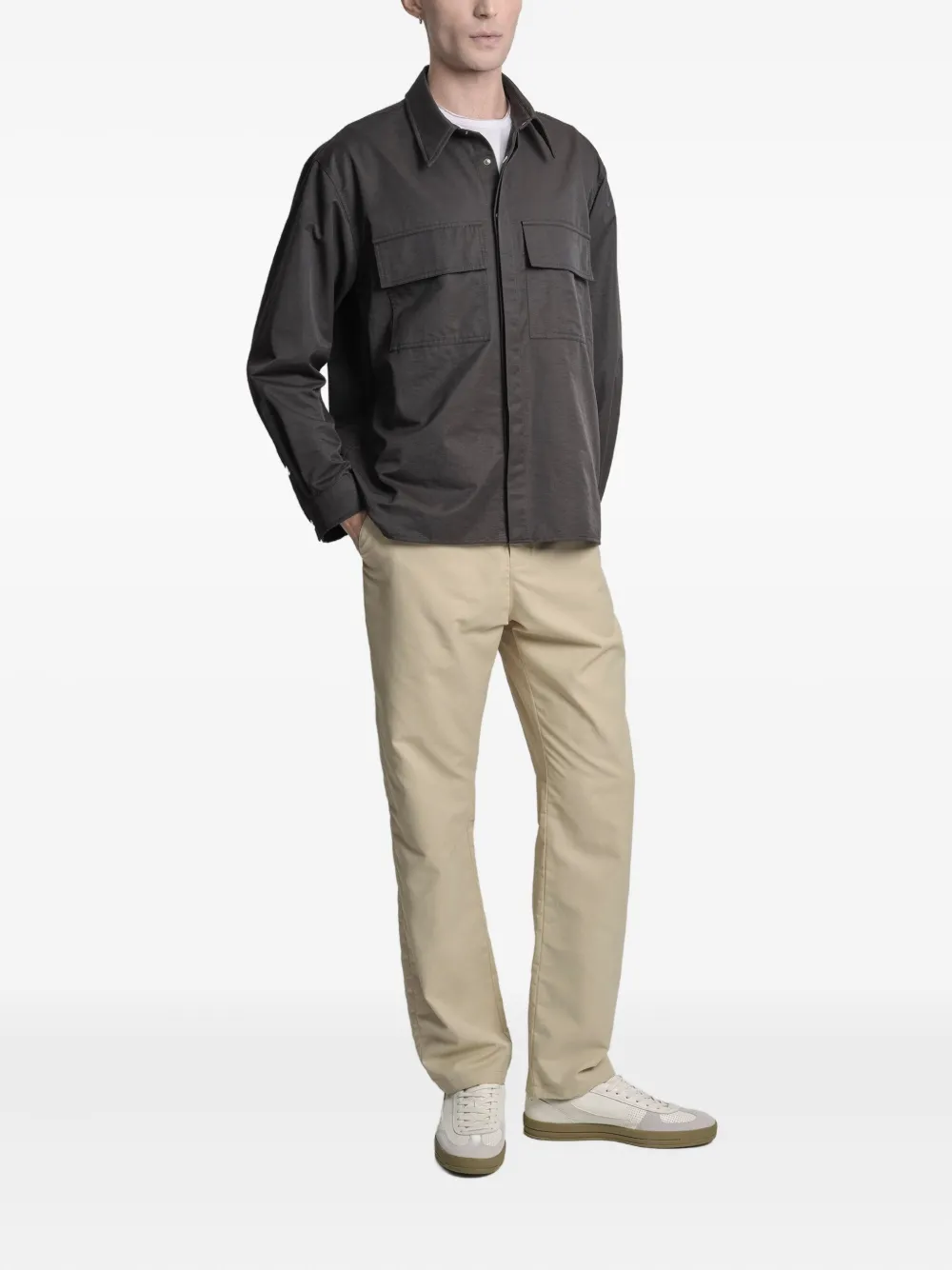 Uma | Raquel Blay double-pocket cotton shirt | Shirt Jackets | Image 2