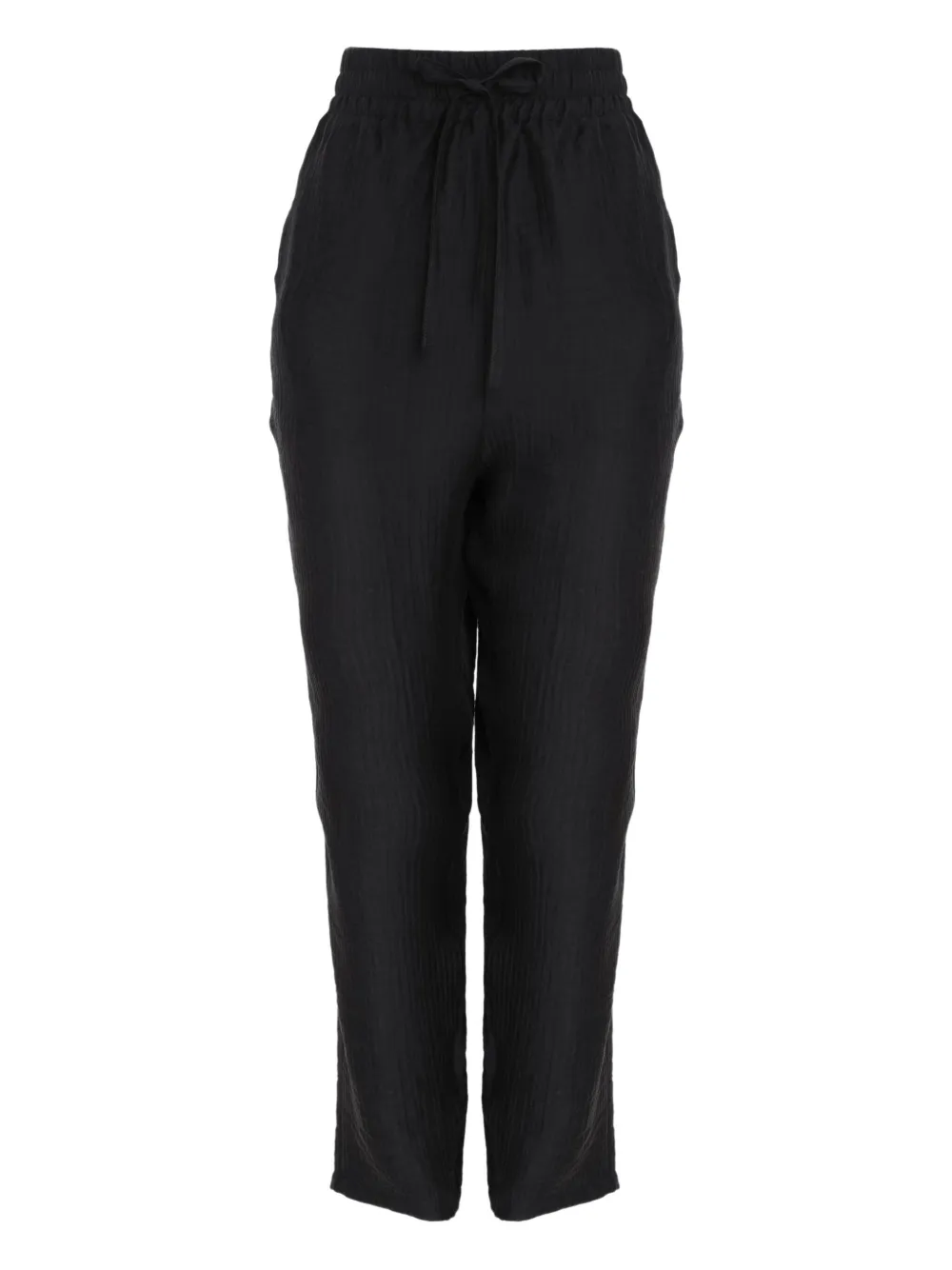 Uma | Raquel Davidowicz pantalones drop crotch con cordones en la pretina | negro | Image 1