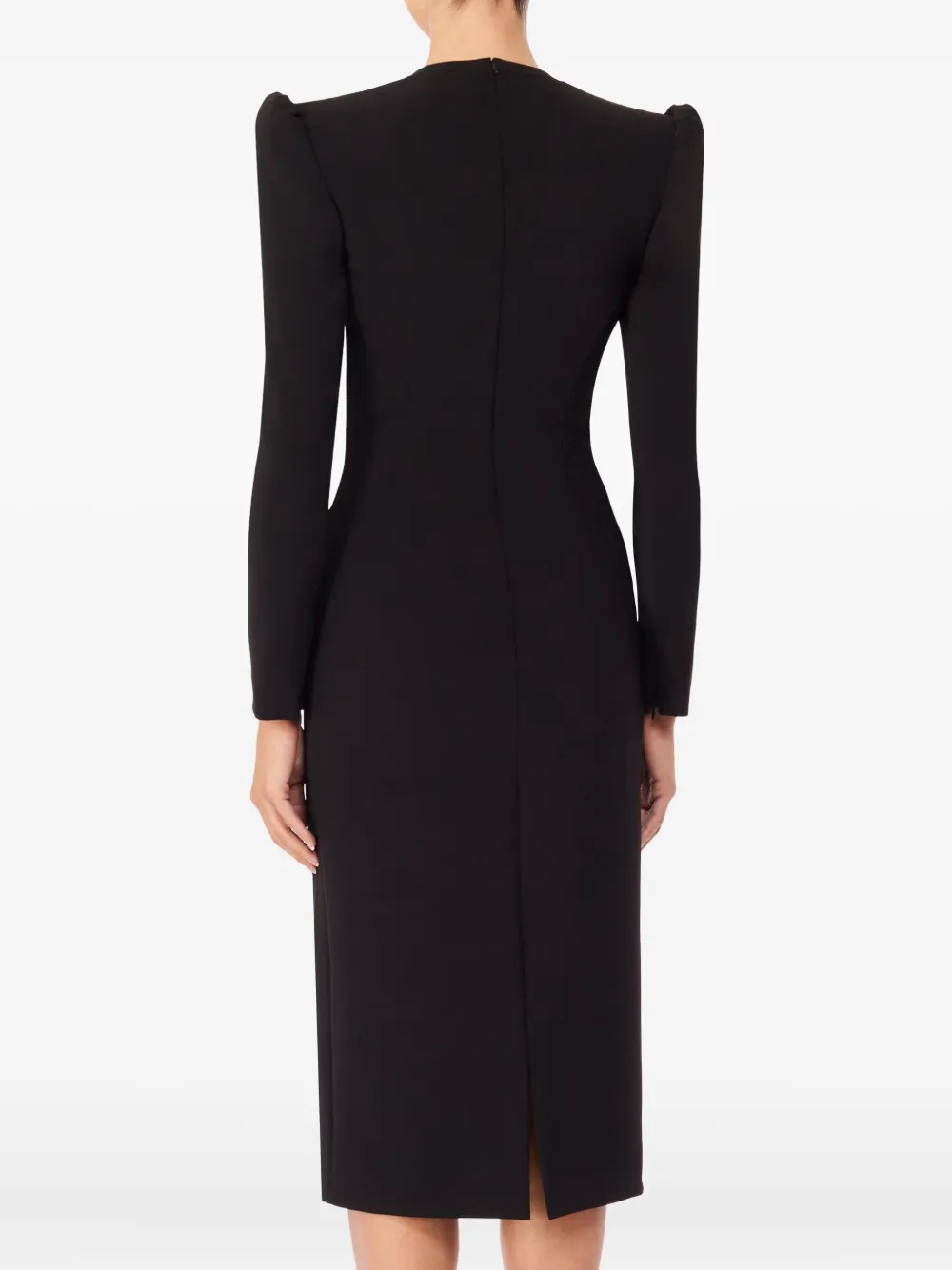 Jenny Packham Carina midi-jurk verfraaid met kristallen Zwart