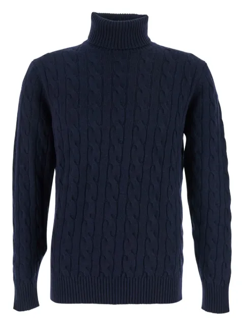 Kangra cable-knit turtleneck sweater