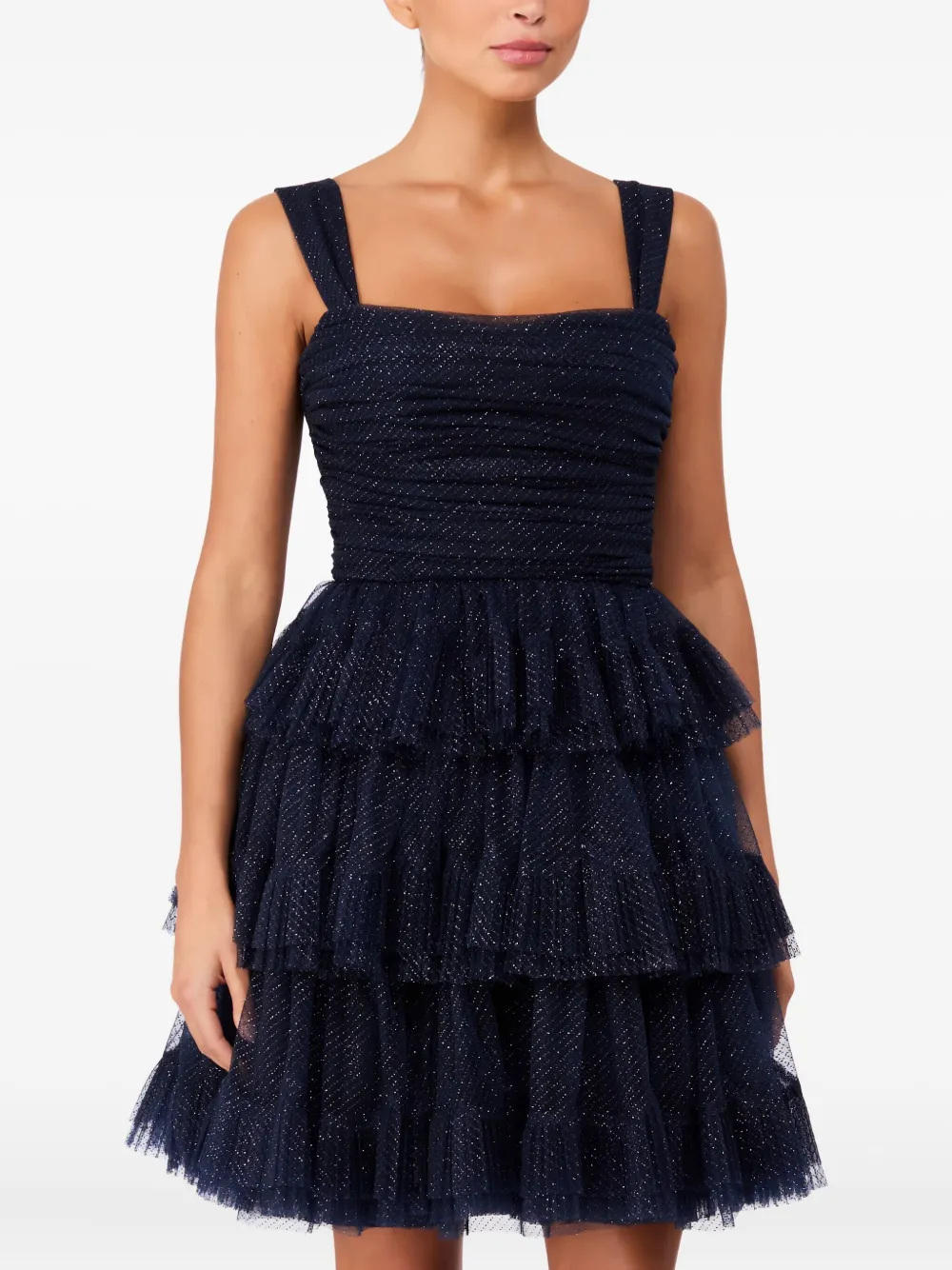 Jenny Packham Fall From Grace mini-jurk - Blauw