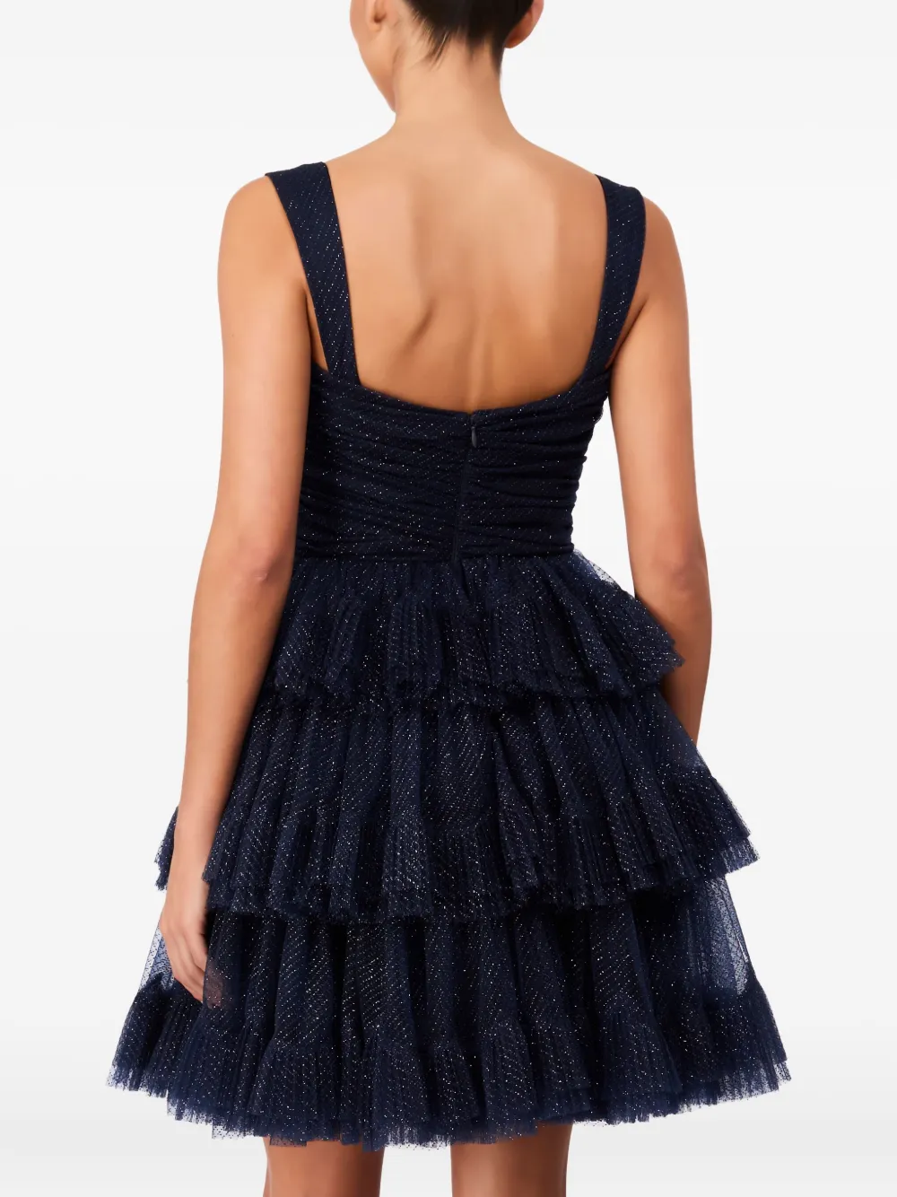 Jenny Packham Fall From Grace mini-jurk Blauw