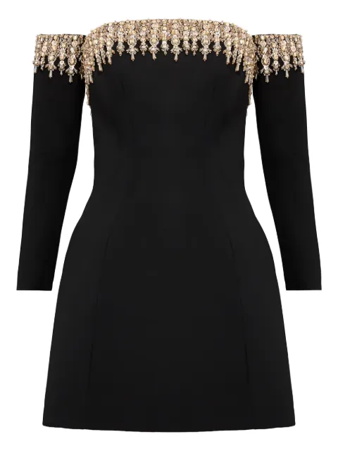 Jenny Packham Love Bubble off-shoulder mini dress