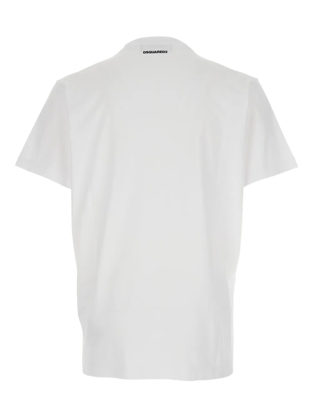 DSQUARED2 logo-print T-shirt Wit