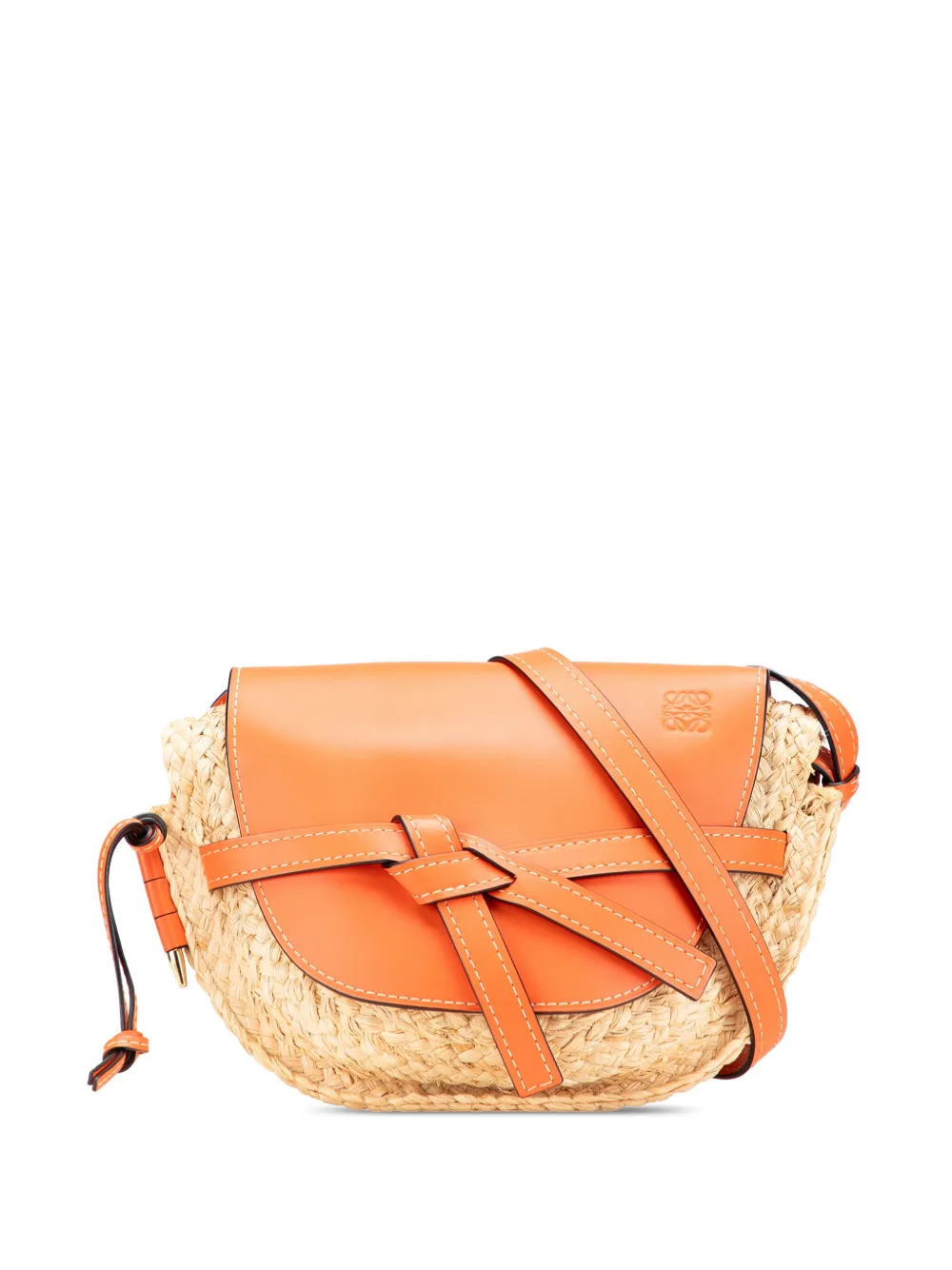 2018 Small Raffia Gate crossbody bag