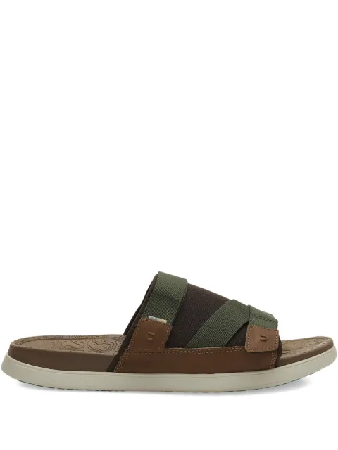 Toms TRVL Lite "Brown/Green" slides