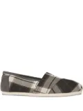 Toms plaid flat espadrilles - Grey