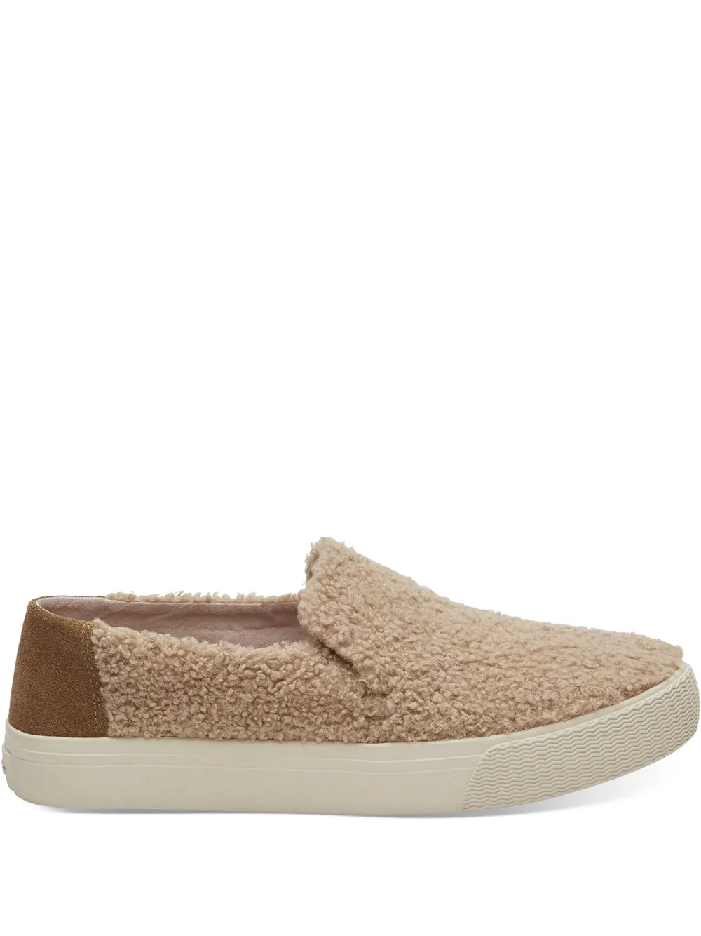 Sunset shearling slip-on sneakers