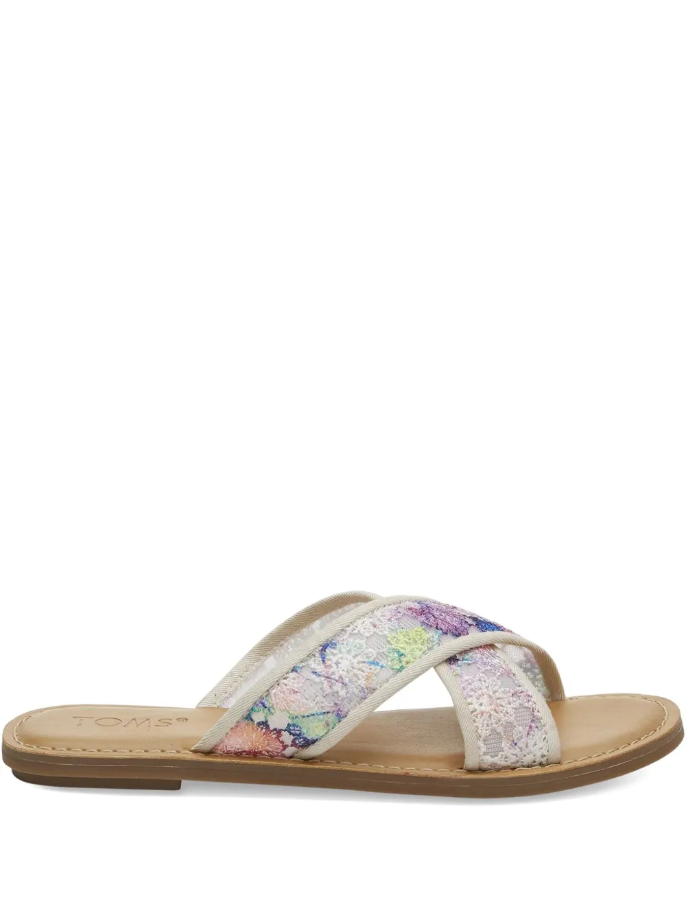 Toms Viv "Multi Rainbow" sandals | White | Image 1