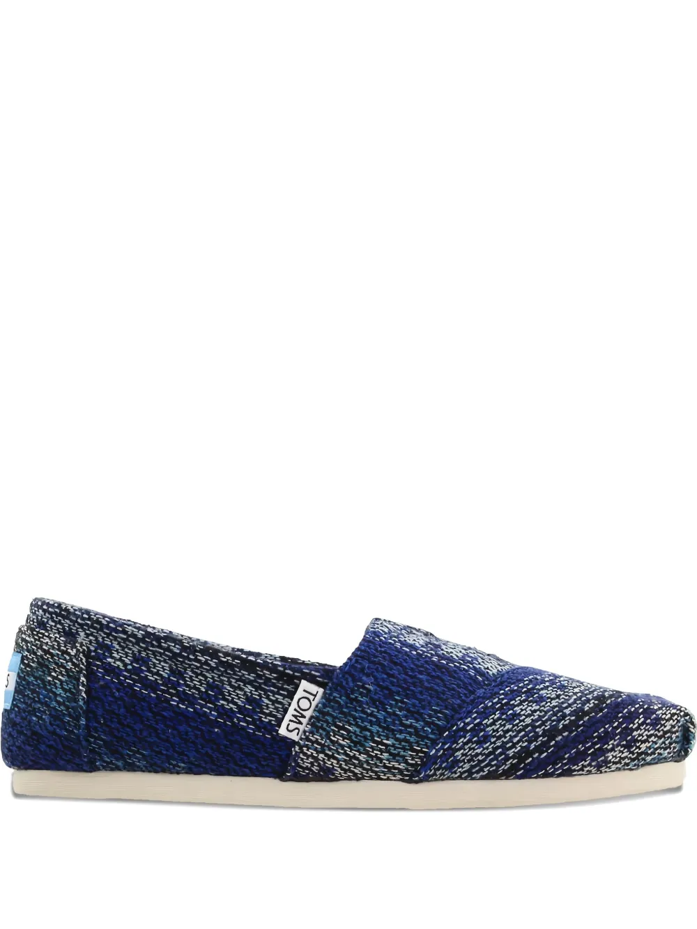 Toms Alpargata patterned loafers Blue