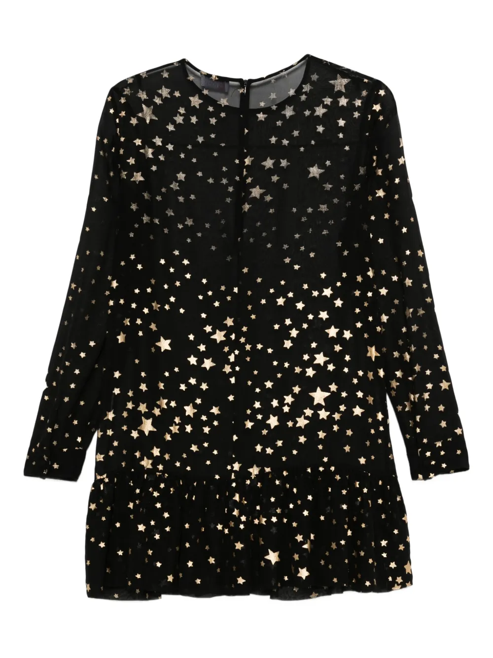 Valentino Garavani Pre-Owned 2010s zijden jurk met sterrenprint - Zwart