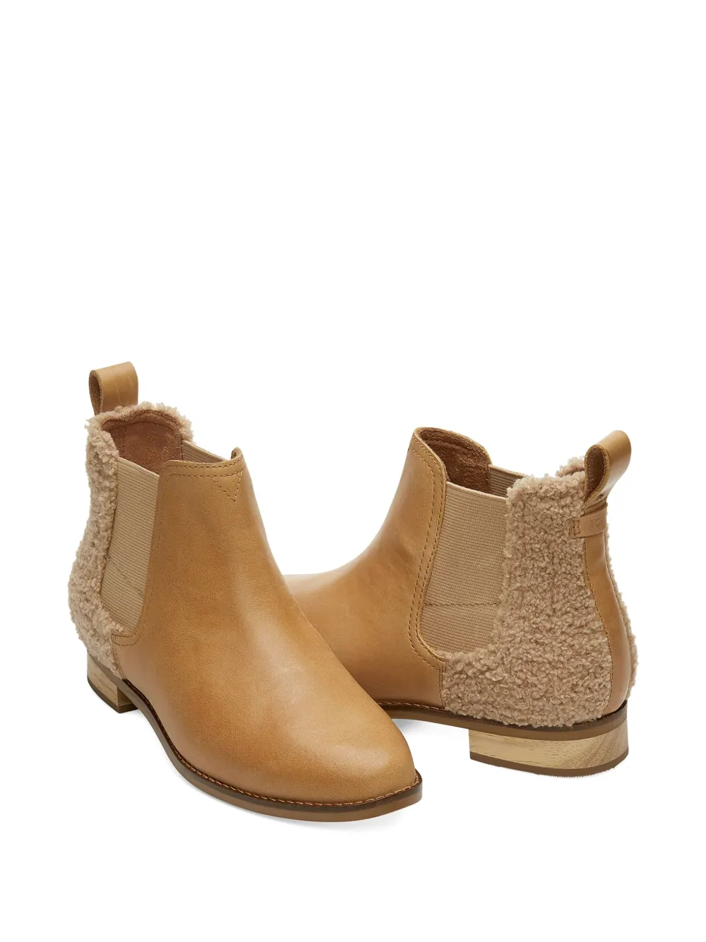 Toms Ella "beige" shearling-panel chelsea boots | Chelsea Boots | Image 2