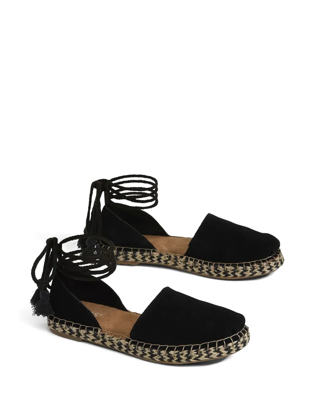 Toms Katalina "black" lace-up tassel espadrilles | Flat Espadrilles | Image 2