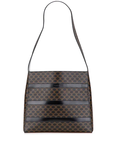 Céline Pre-Owned 1996 Macadam Coated Canvas shoulder bag