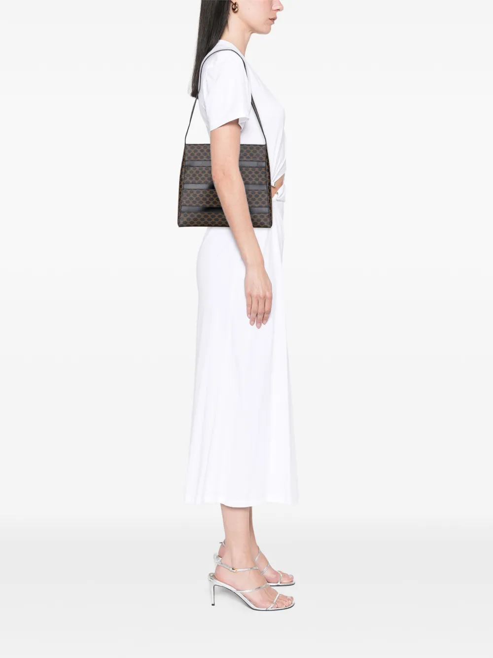 Céline Pre-Owned 1996 Macadam Coated Canvas shoulder bag | Pre-Owned | Image 2