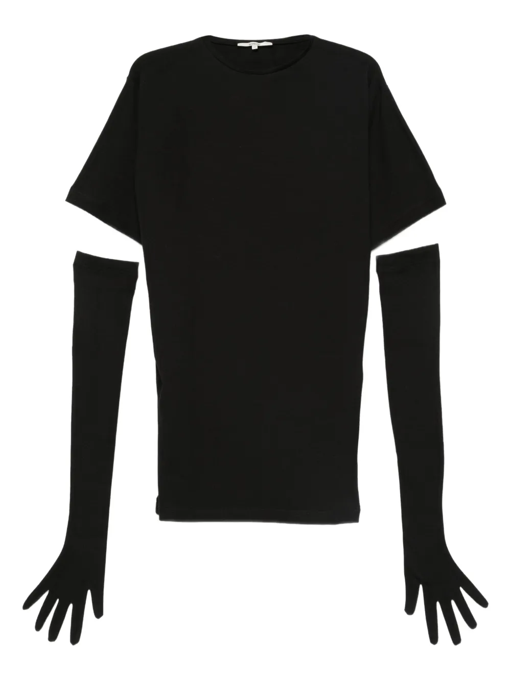 MANURI Bobby 2.6 mini-jurk met handschoenen Zwart
