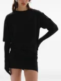 MANURI Bobby 2.6 attached-glove mini dress - Black