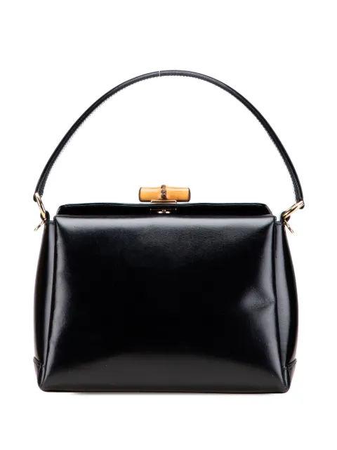 Gucci Pre-Owned 20th Century Leather Bamboo handbag