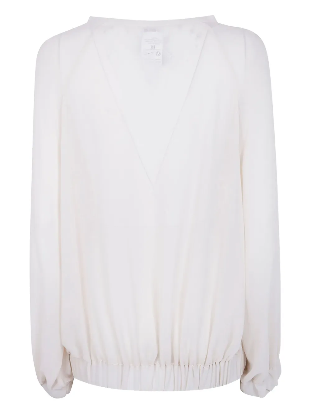 Aviu Feather-trimmed Blouse In Neutral