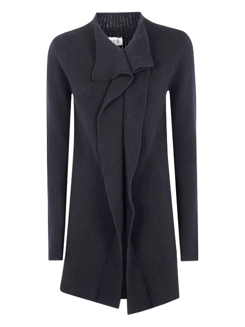 Aviù ribbed draped cardigan