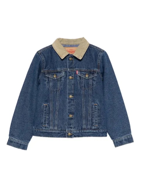 Levi's Kids 코듀로이 칼라 데님 재킷