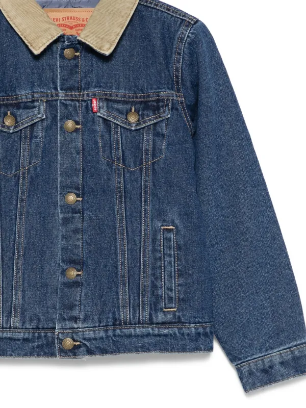 Sherpa Jacket Levis Boys Jacket Levi's Kids Corduroy-collar Denim