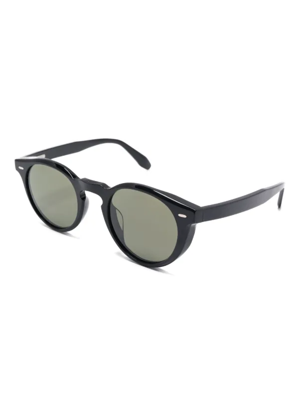 Oliver Peoples N.07 ラウンドフレーム サングラス | ブラック