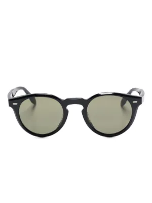 Oliver Peoples N. 04 Sun スクエアフレーム サングラス | ブラウン