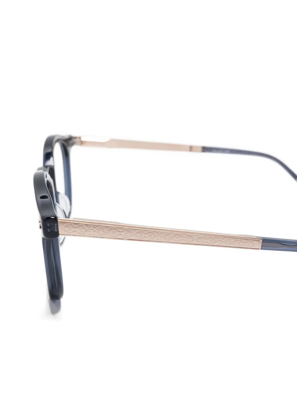 Matsuda Bril met rechthoekig montuur Blauw