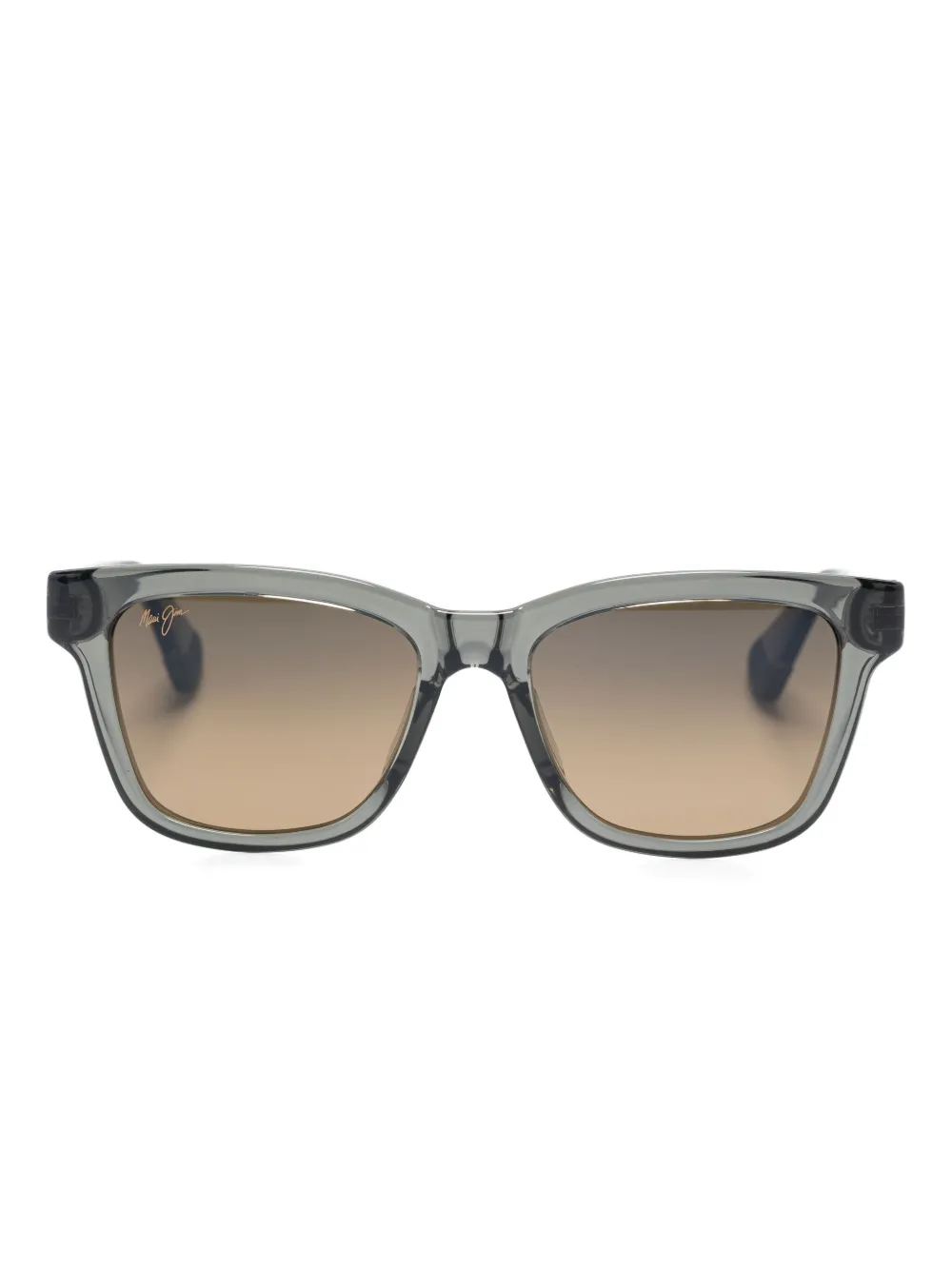 Maui Jim Hanohano rectangle-frame sunglasses Zwart