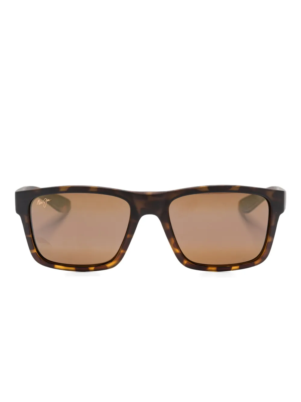 Maui Jim rectangle-frame sunglasses Zwart