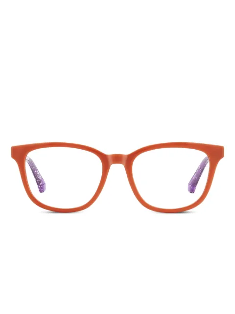 Polaroid rectangular-frame glasses
