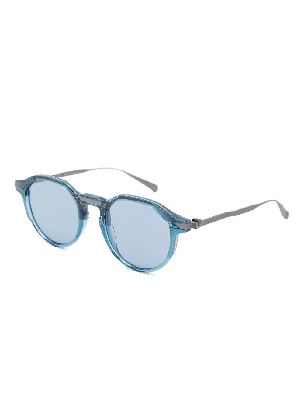 Movitra Inceptus 03 zonnebril met rond montuur - Blauw