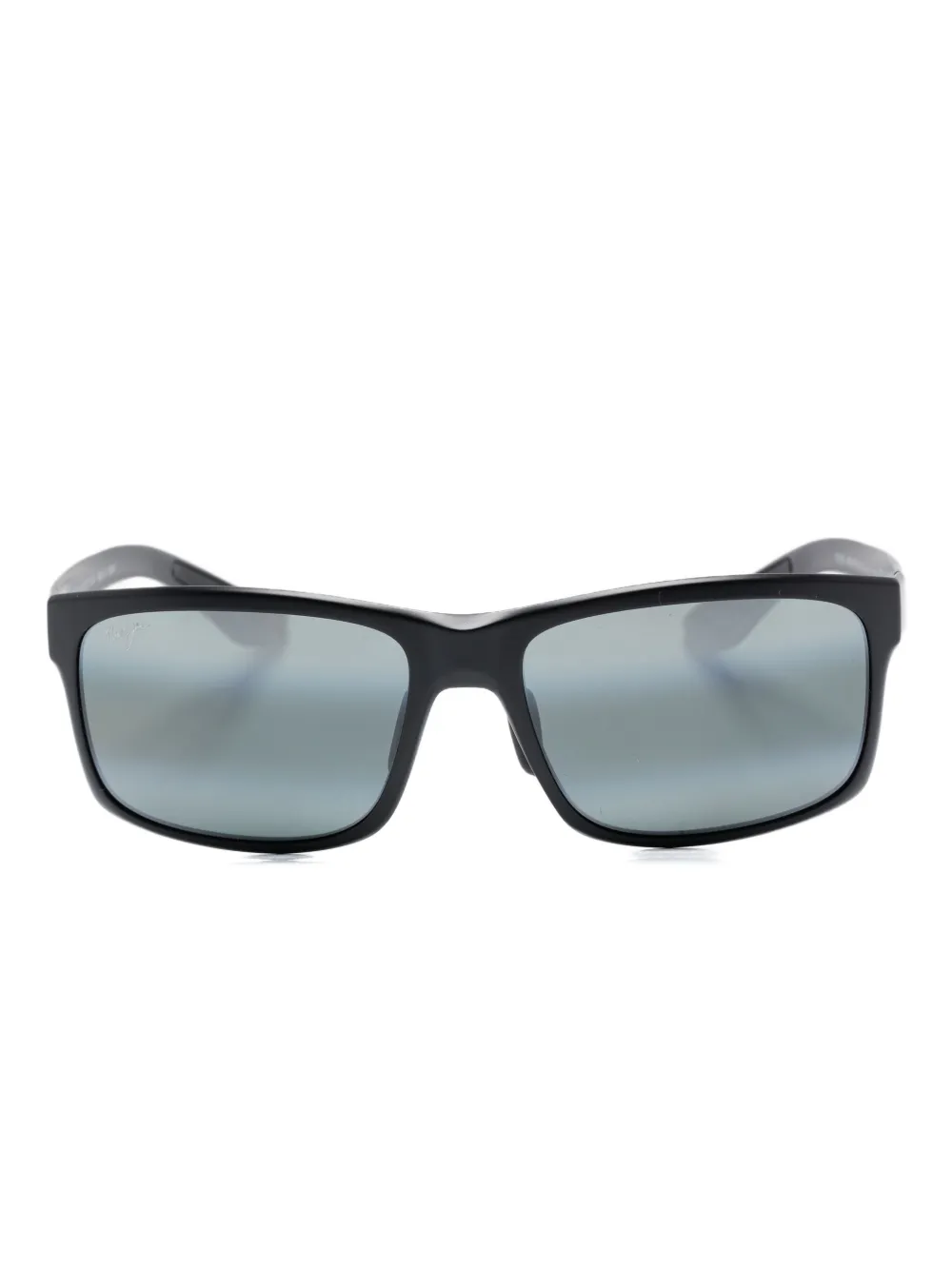 Maui Jim Pokowai Arch rectangle-frame sunglasses Zwart
