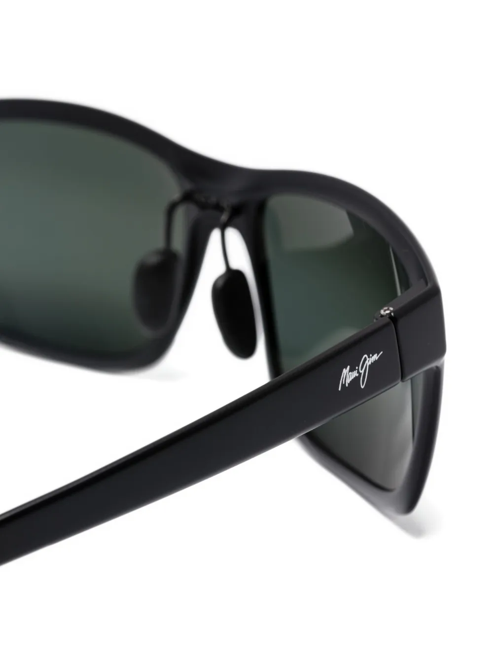 Maui Jim Pokowai Arch rectangle-frame sunglasses Zwart